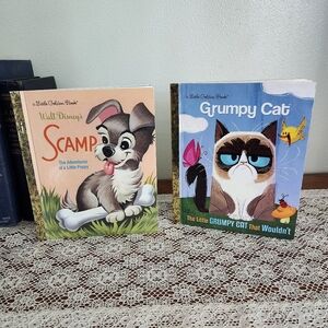 A Little Golden Book - Scamp & Grumpy Cat Set
